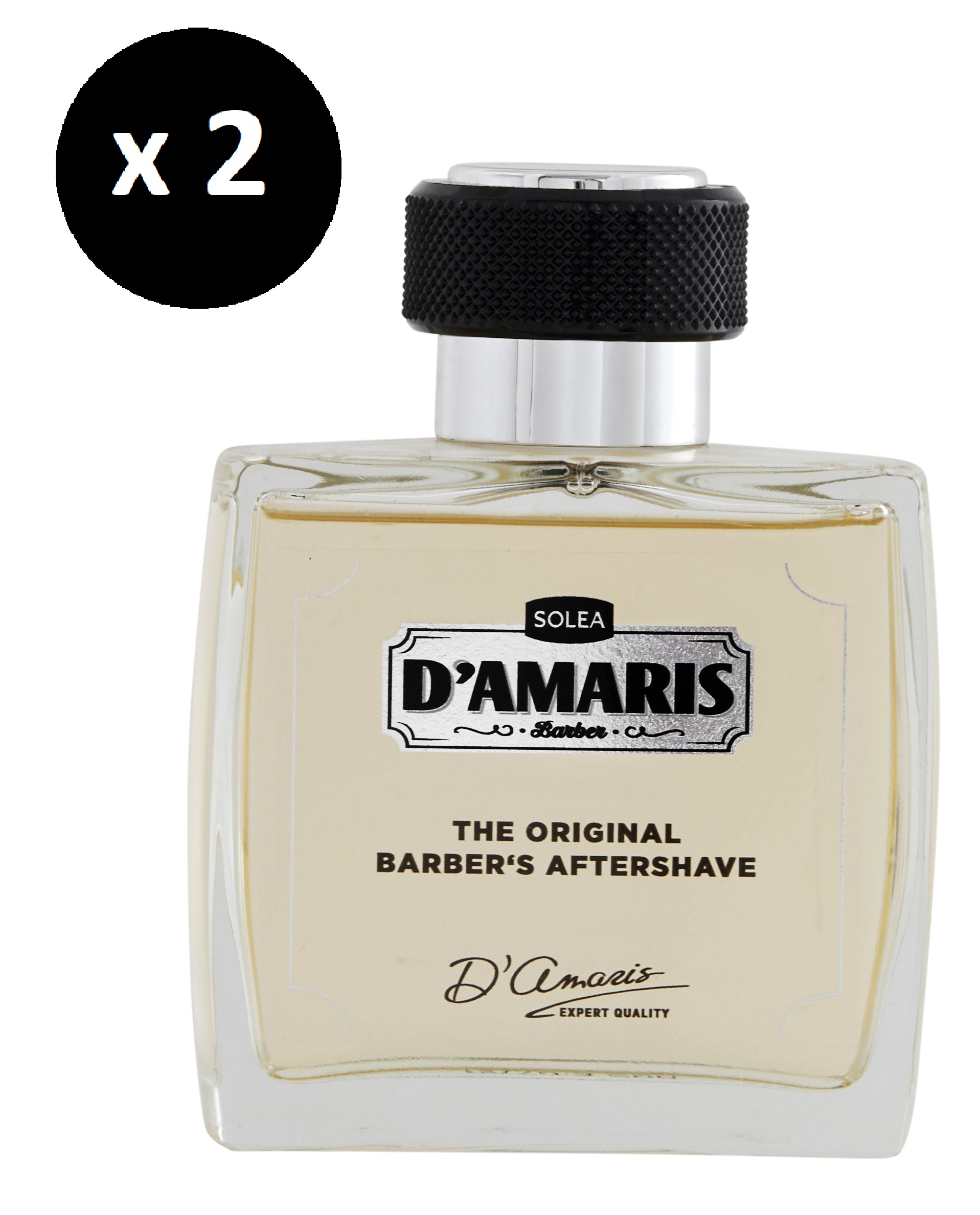 D'Amaris Barber Paris - 2 x Aftershave Splash - The Original - Bottle